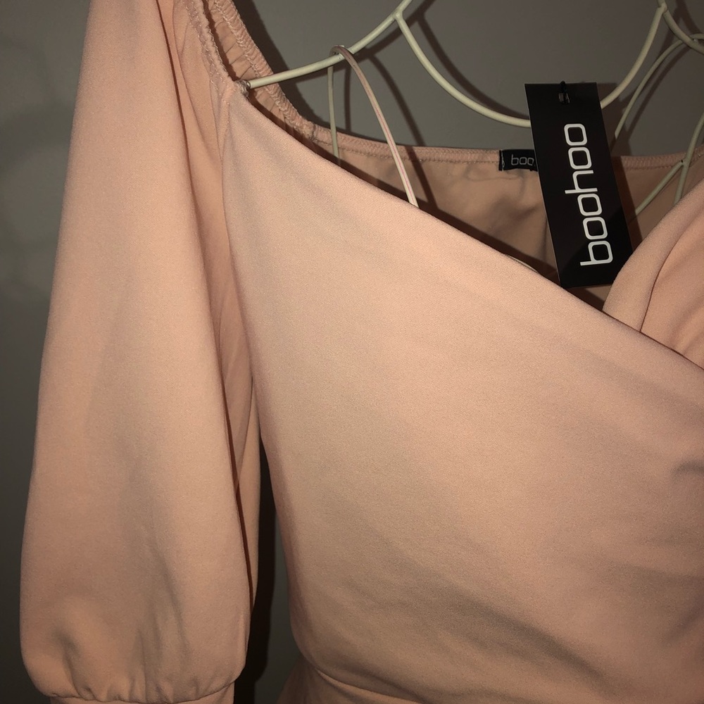 New With Tags! Off Shoulder Skater Dress - Picture 4 of 4